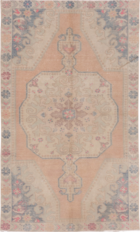 Vintage Oushak Area Rug (4' x 7')